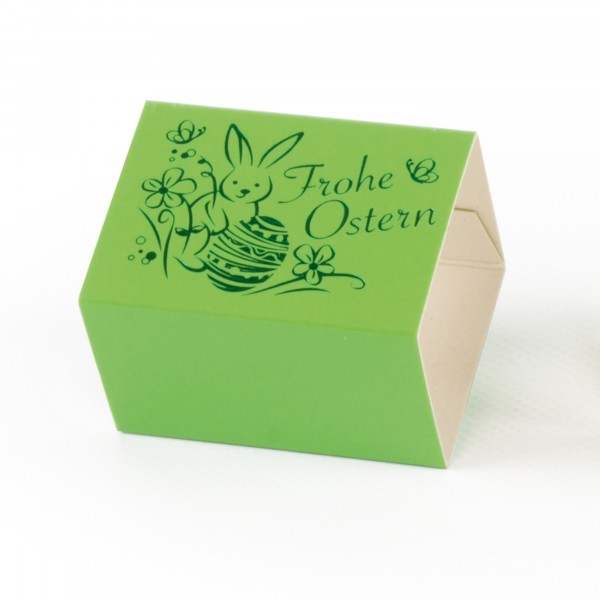 FROHE OSTERN 55, banderole embossing green